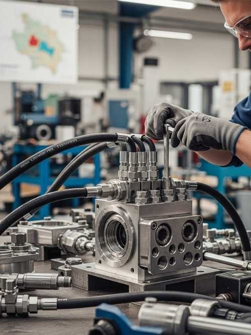 Mapa de cobertura de servicio técnico hidráulico en México