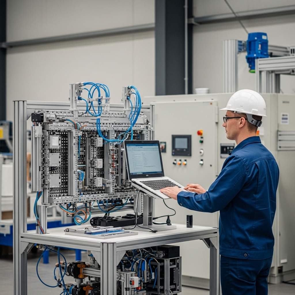 Proyecto de automatización industrial en planta cliente