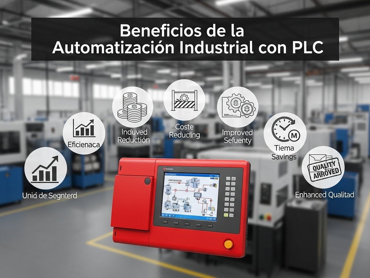 Beneficios de la automatización industrial con PLC