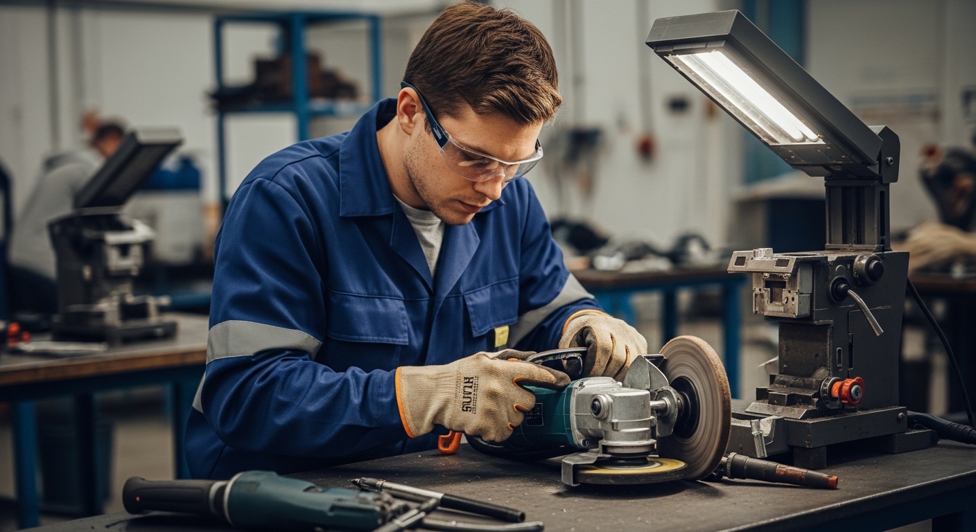 Reparación de esmeriles y pulidoras eléctricas