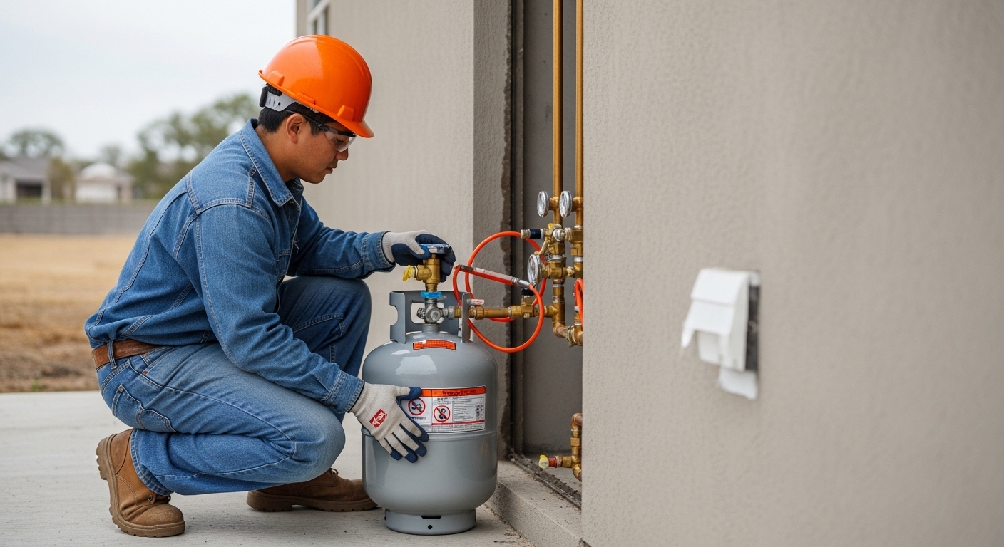 Instalación de gas residencial certificada