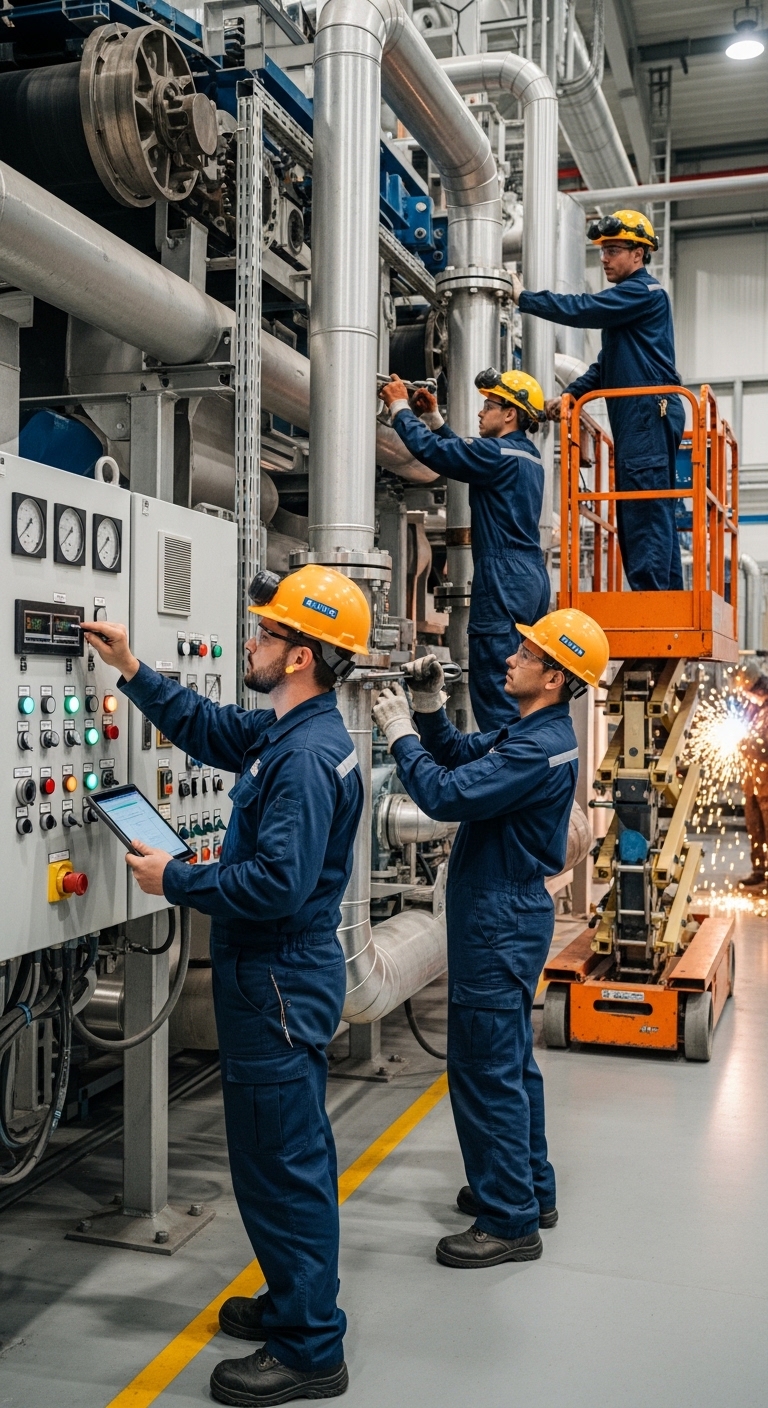 Proceso de mantenimiento industrial integral