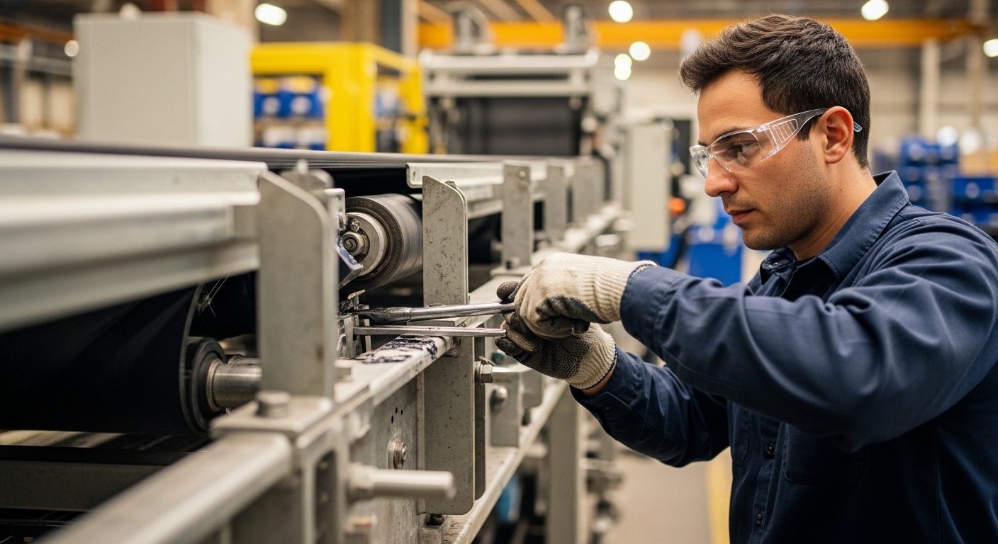 Mantenimiento de transportadores industriales