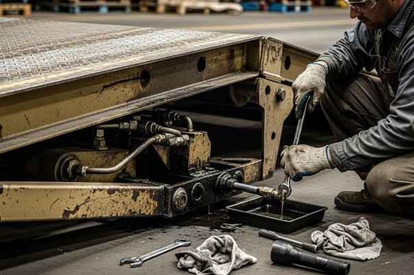 Reparación de rampas hidráulicas de carga