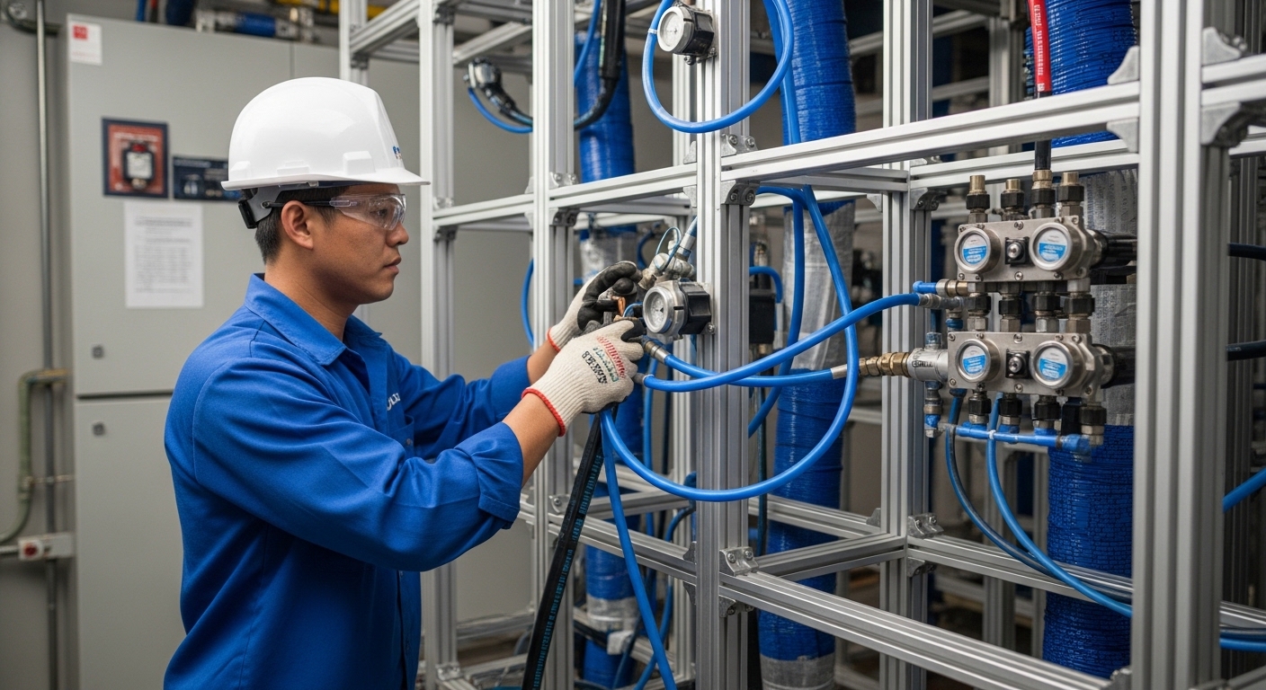 Sistema de refrigeración por agua industrial