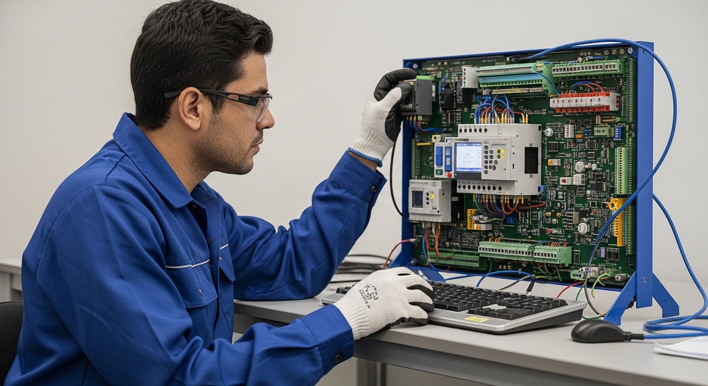 Tarjeta de control para sistemas PLC industriales