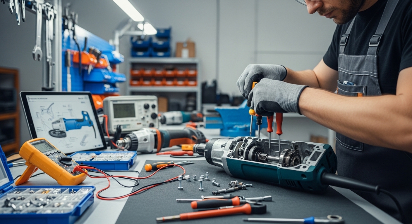 Proceso de reparación en nuestro taller especializado